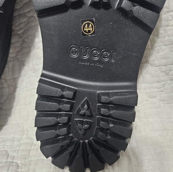 Gucci GG Black Rubber Mens Slip On Sandals/Crocs/Slide US 10.5/11 EU 44 UK 10 - Picture 12 of 15